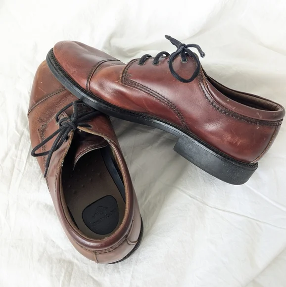 Dockers Gordon Oxford Classic Leather Casual Loafer, Mens Shoe Size 12 WIDE Fit - Picture 8 of 13